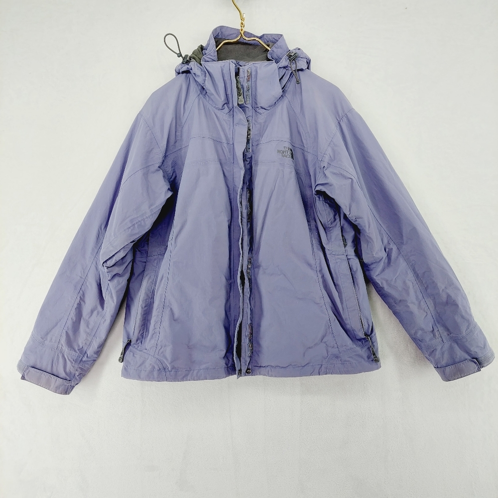 The North Face HyVent Light Purple Hooded Snow Ski Jacket  Z59